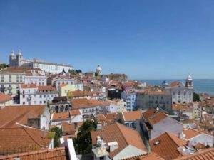 Lisabon - čtvrť Alfama
